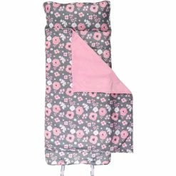 Discount ???? Stephen Joseph Gifts Stephen Joseph All Over Print Charcoal Flower Nap Mat ????