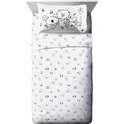Best reviews of ⭐ BT21 Black And White Doodle Twin Sheet 4 Pc. Set ????