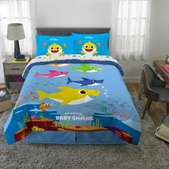 Hot Sale ???? Pinkfong Baby Shark Family Comforter ????