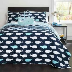 Buy ???? Lush Decor Whale Quilt Set ????