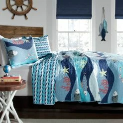 Best Pirce ✔️ Lush Decor Sea Life Quilt Set ????