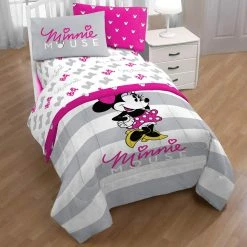 Best Sale ???? Disney Minnie Go With The Bow Twin Sheet Set ✨