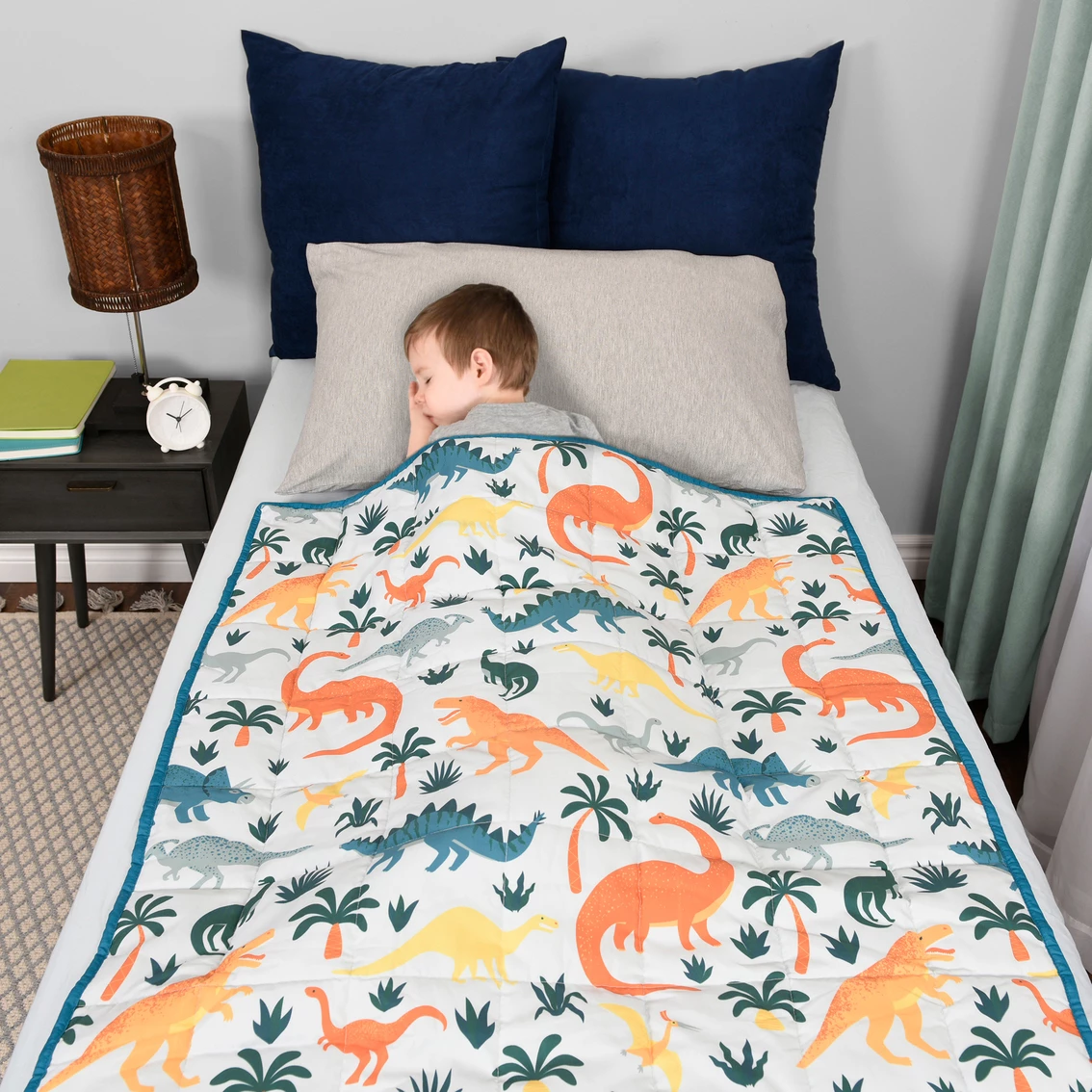 Best Sale ???? Haven By Nemcor Dino Weighted Blanket 5 Lb. ???? - Image 7