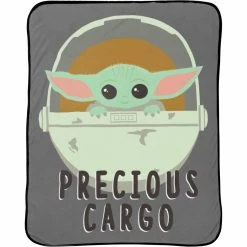 Best deal ???? Disney Star Wars The Mandalorian Curious Child Throw ????