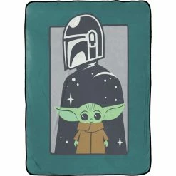 Budget ???? Disney Star Wars The Mandalorian Curious Child Blanket ????