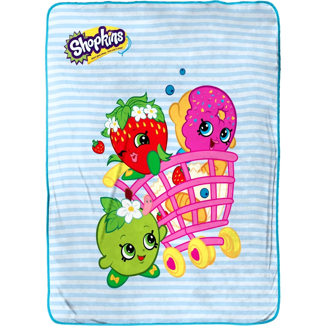 Coupon ???? Jay Franco And Sons Shopkins Shopping Cart Fun Fleece Throw ????