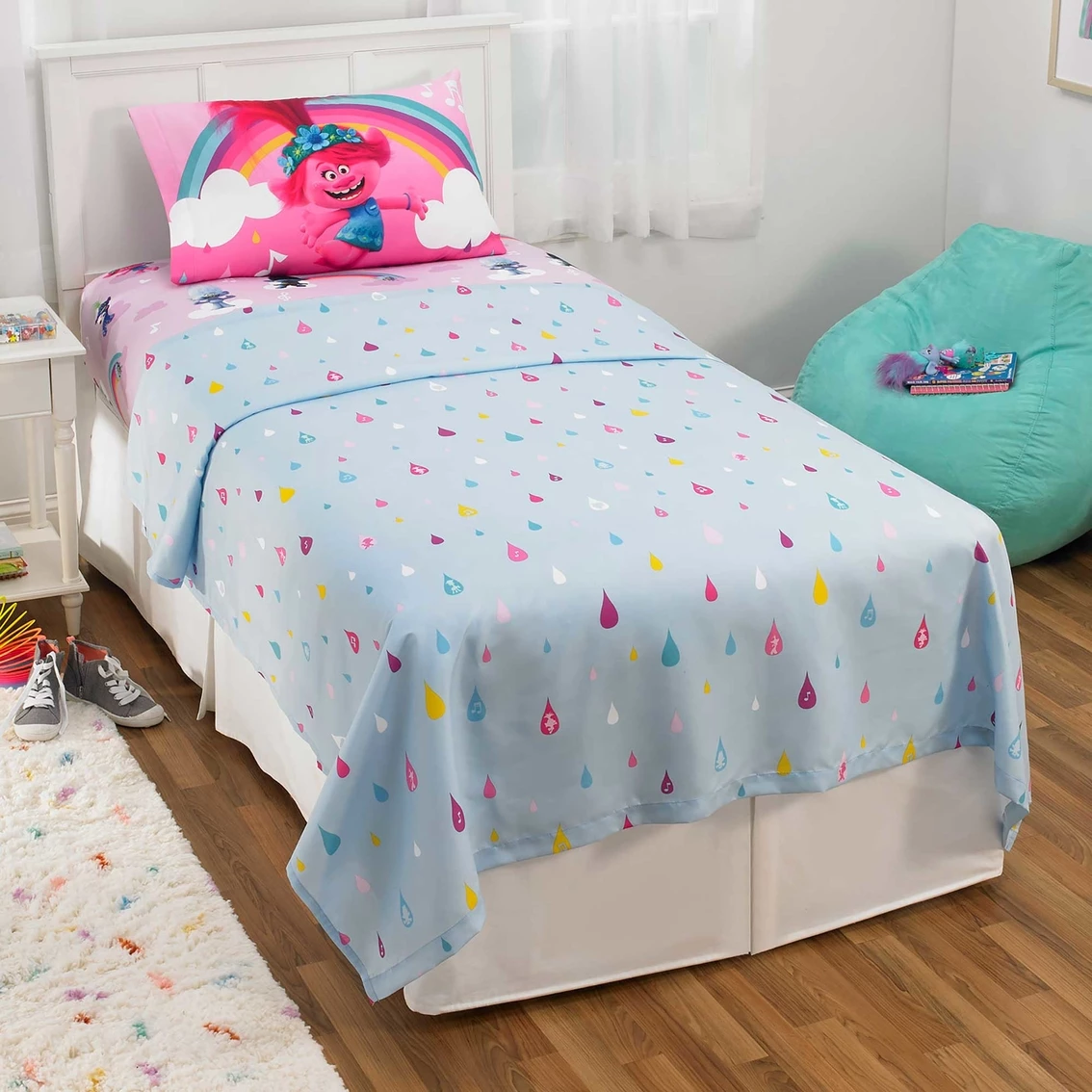 Buy ???? DreamWorks Pop Rainbow Twin Sheet 2 Pc. Set ????
