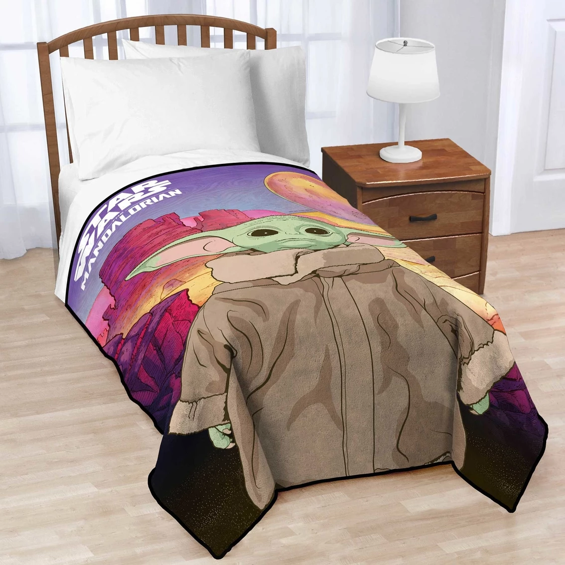 Promo ✨ Disney Jay Franco And Sons The Child Blanket ???? - Image 2