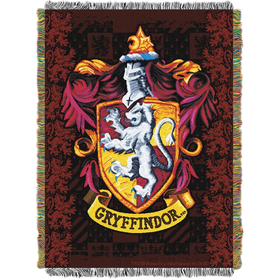Flash Sale ⭐ Northwest Harry Potter Gryffindor Crest Woven Tapestry Throw ❤️