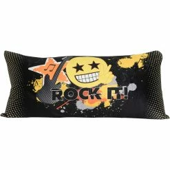 Promo ???? Haven By Nemcor Rock It Emoji 18 X 36 In. Plush Body Pillow ????