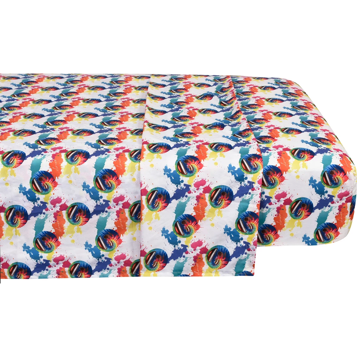 Hot Sale ???? Haven By Nemcor Emoji Tie Dye Twin Bedding 4 Pc. Set ???? - Image 6