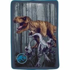 Best Pirce ???? Universal Studios Jurassic World Raptors Rule Blanket ????