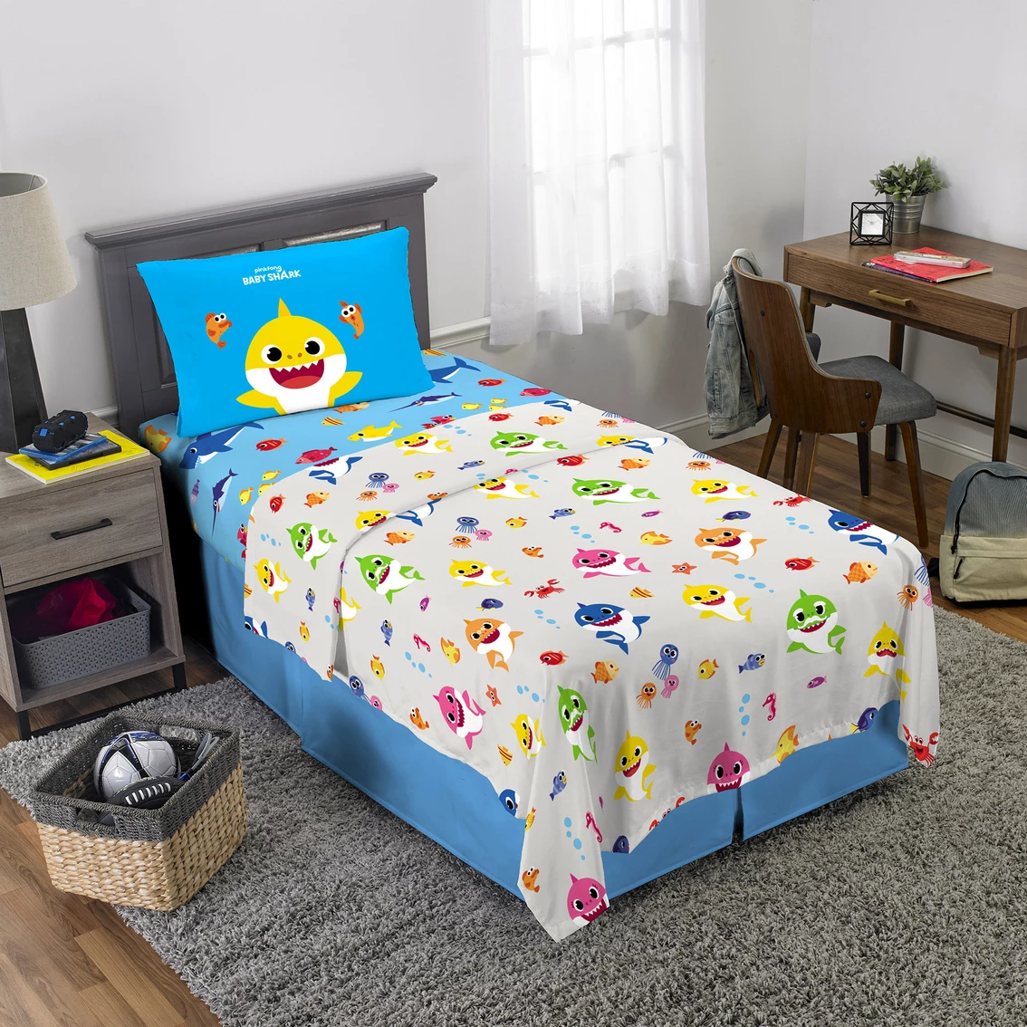 Best Sale ???? Pinkfong Baby Shark Family Sheet Set ???? - Image 2