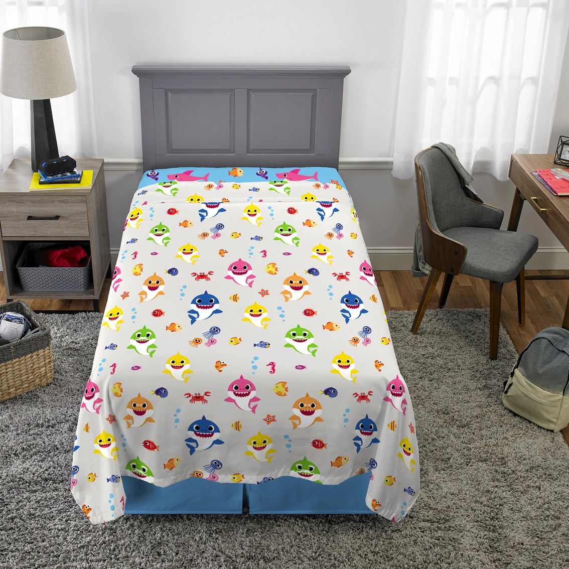 Best Sale ???? Pinkfong Baby Shark Family Sheet Set ???? - Image 3