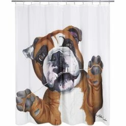 Budget ???? Allure Floss ???? Dog Shower Curtain ????