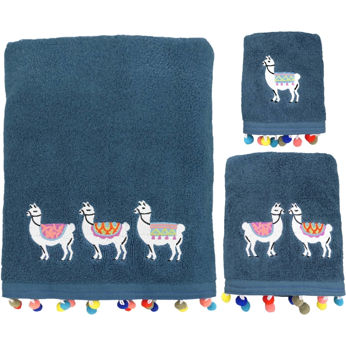 Best reviews of ???? Allure Llamas 3 Pc. Towel Set ???? - Image 2