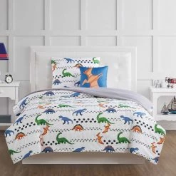 Cheap ???? My World Dino Tracks Comforter Set ????