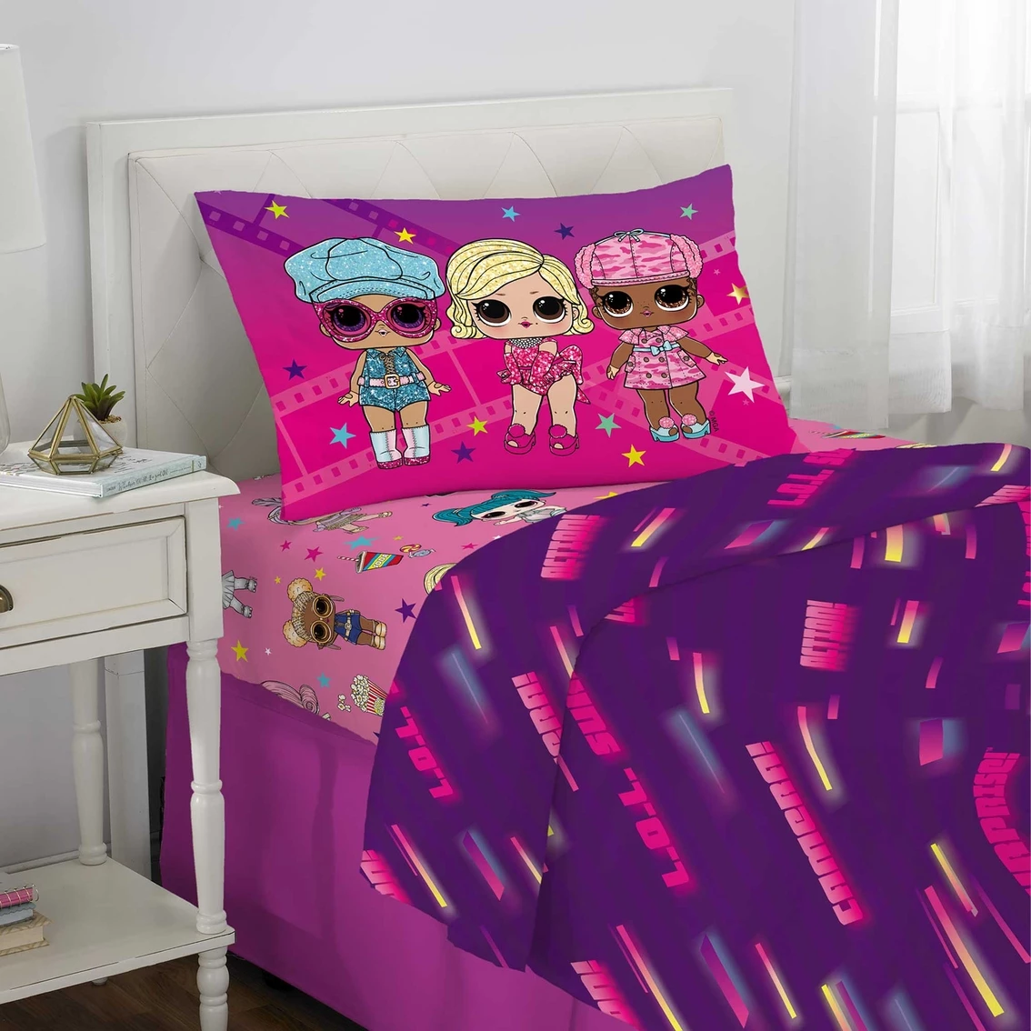 Deals ???? MGA Entertainment LOL Surprise Movie Star Twin Sheet Set ???? - Image 2